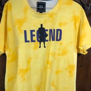 CR-24 Chrome Edge Bordo Cromato “Legends” yellow tie dye Shirt. Large